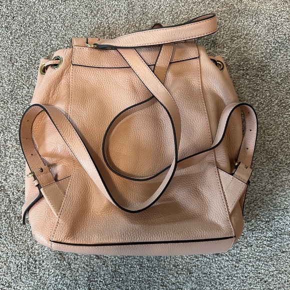 Michael Kors Riley Studded Large Backpack Pink - Picture 3 of 4